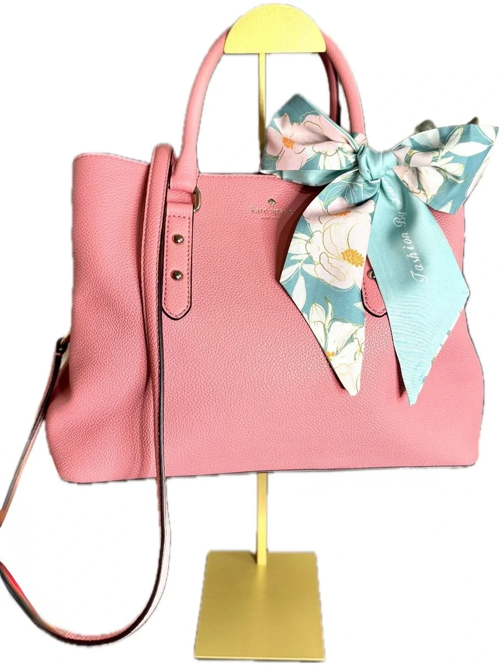 Kate Spade NY Satchel Larchmont Avenue Evangelie Pink Convertible Crossbody Bag